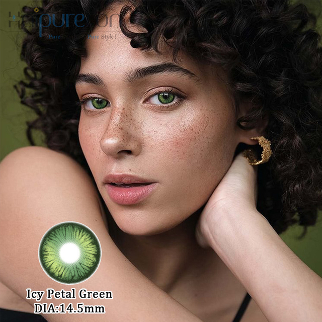 Haipurecon Emerald Green Prescription Contacts