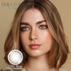 Haipurecon Milk Grey 14.2mm contact lens with power