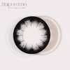 Haipurecon Black Eyes Black 14.5mm contact lens with power