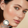 Haipurecon Black swan brown 14.5mm contact lenses with power