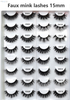 Haipurecon Synthetic False Eyelashes 15mm 18mm 20mm