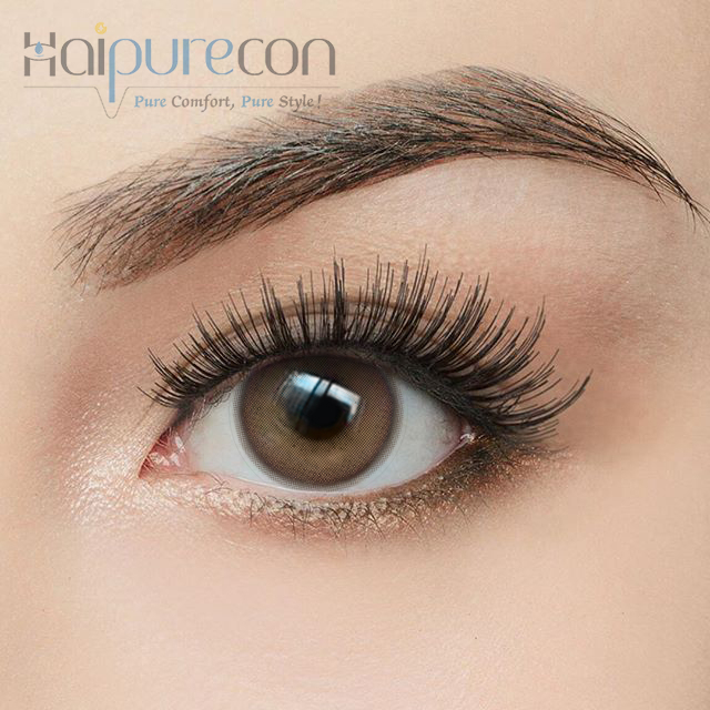 Haipurecon color contact Lenses Caramel Brown 14.5mm