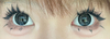 Haipurecon Color Contact Lenses Snow Mountain 14.5mm with power
