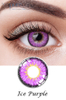 Haipurecon Cosplay contact lens Ice 3 tone purple 14.5mm 