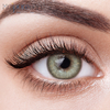 Haipurecon Cheap color contact lenses Fog green 14.0mm with power