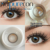Haipurecon Tigris Brown 14.2mm 40 Percent Water Content Brown Daily Disposable Contact Lenses for Dry Eyes