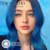 Haipurecon Peach Nectar Blue 14,5 mm s 40-odstotno vsebnostjo vode modre kontaktne leče za blondinke z UV zaporo