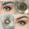 Haipurecon Mech Bronze 14.5mm Soft Yearly Disposable Contact Lenses with Prescription 40 Percent Water Content