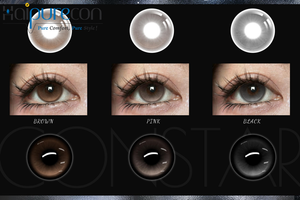 Haipurecon High-Light Series Yearly Disposable Contact Lenses for Beauty 8.5mm Base Curve 40 Percent Water Content