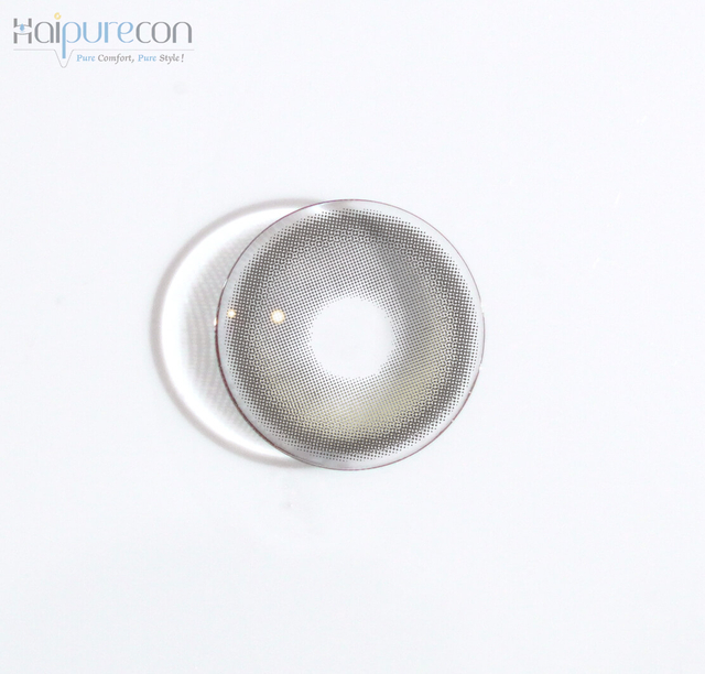 Haipurecon Myopia Grey Contact Lenses with Power