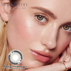 Haipurecon Black swan grey 14.5mm contact lenses with power