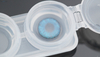 Haipurecon Gem blue 14.0mm contact lens with power