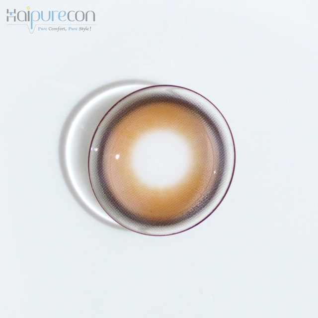 Haipurecon soul brown 14.2mm contact lenses with power