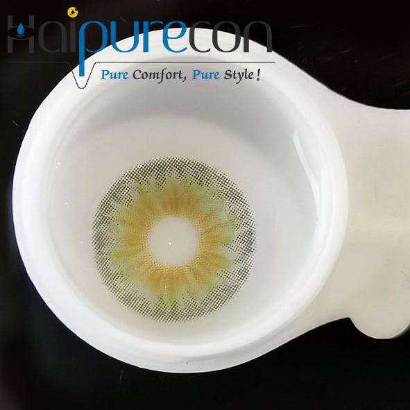 Comfotable Grey Prescription Colored Contacts Suppliers