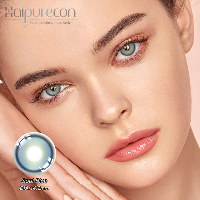 Haipurecon Soul Blue 14.2mm Lens za Wasiliana