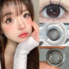 Haipurecon ry hitam 14,2 mm Lensa kontak dengan daya