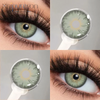 Haipurecon Prescription Yearly Color Contact Lenses siri green