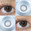 Haipurecon daily color contact Lenses Fog pearl 14.0mm with power