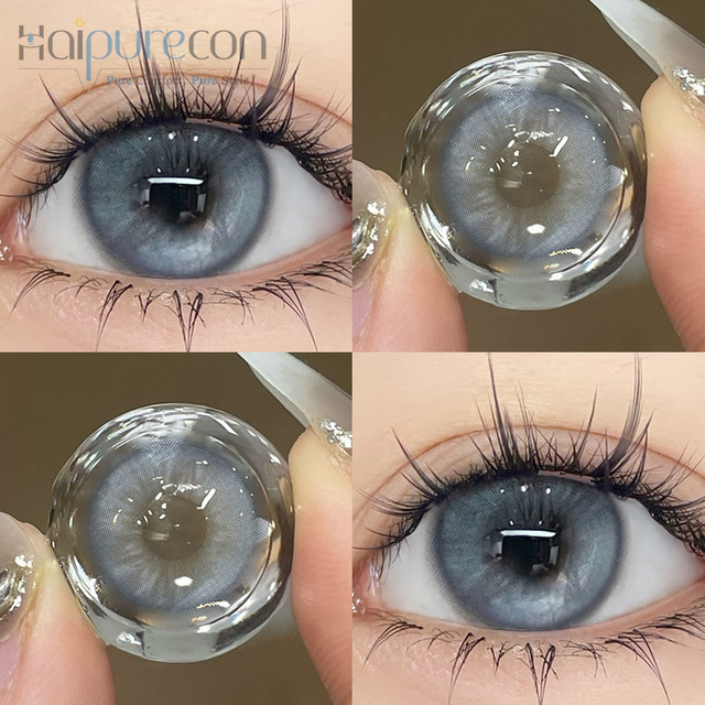 Haipurecon Daily contact lens Frozen blue grey 14.2mm 