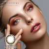 Haipurecon Pear Brown 14.5mm contact lens with power