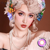 Haipurecon Cosplay contact lens Ice 3 tone purple 14.5mm 