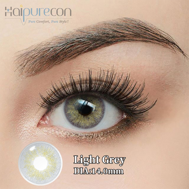 Haipurecon Cloud（DY-JY21) light grey 14.0mm contact lens