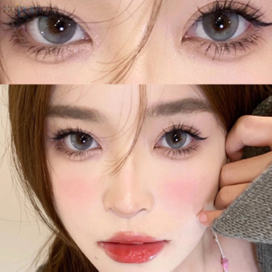 Haipurecon color contact Lenses London fog with power 14.5mm