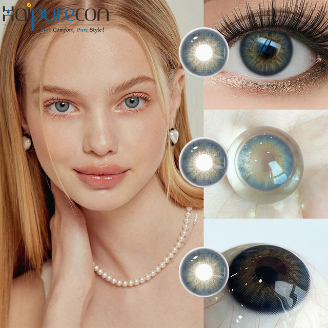 Hybrid Kitten Blue 14.2mm 40 Percent Water Content Daily Disposable Lenses Best-Selling Beauty Style