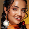 Haipurecon Rich girl brown 14.0mm contact lenses
