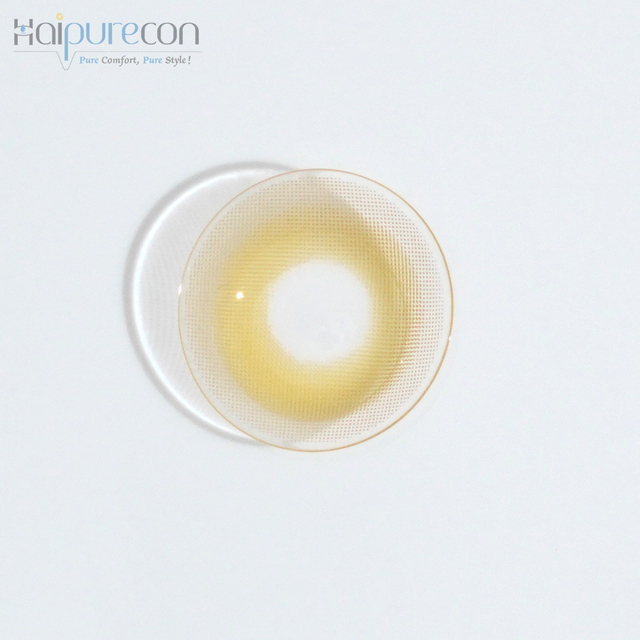 Haipurecon pixie brown 14.2mm contact lenses with power