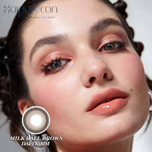 Natural Brown Contact Lenses for Light Eyes 