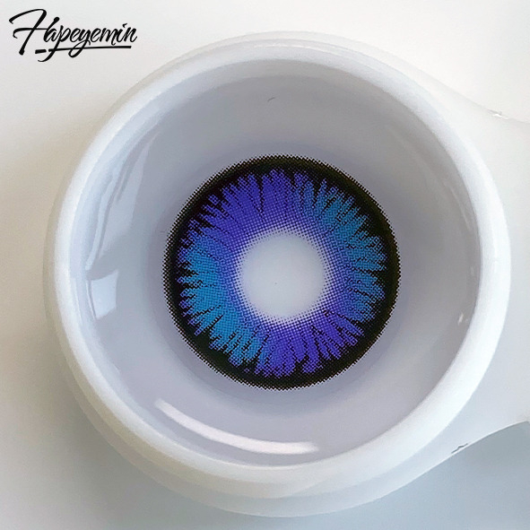 Soft 14.5mm Diameter Blue Contact Lenses CE Certificated