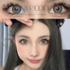 Haipurecon Black swan brown 14.5mm contact lenses with power