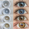 Haipurecon Stunna Girl Grey 14.2mm contact lenses with power