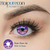 Yearly Use Purple Contacts Cosplay Colored Eye Contacts Cosplay 8.5mm Base Curve