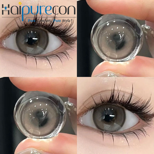 Haipurecon 40% Water 14.5mm Soft Look Contact Lenses for Daily Wear