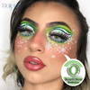 Haipurecon Cosplay contact lens Emerald Green 14.5mm 