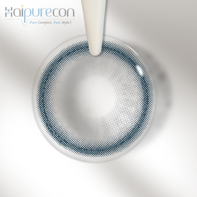 Haipurecon Lily Blue Gray 14.0mm contact lenses