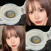 Haipurecon Yearly Color Contact Lenses Korea brown 14.5mm with power