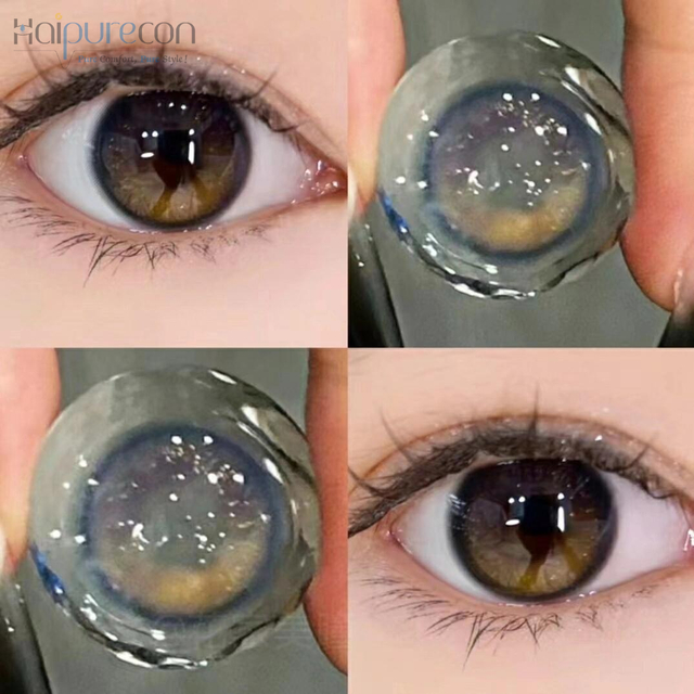 Haipurecon Aureo blue purple 14.5mm contact lens 