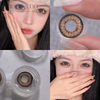 Haipurecon yearly color contact Lenses OG brown 14.5mm with power