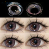 Haipurecon color contact Lenses Stars Purple with power 14.2mm
