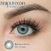 Haipurecon Baroque Green 14.2mm 40 Percent Water Content Daily Disposable Contact Lenses Green Beauty