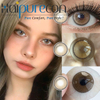 Haipurecon New Arrivals 14.5mm Korean Soft Cosmetic Contact Lenses Yearly Use Three Tone 40% Water Content 8.5mm Base Curve