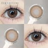 Haipurecon Dancing star brown 14.2 mm contact lens with power