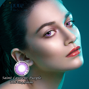 Haipurecon Saint Laurent purple 14.5mm contact lenses