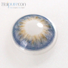 Haipurecon Slight Drunk blue 14.0mm with power Colored Contact Lens