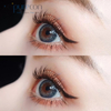 Haipurecon Slight Drunk blue 14.0mm with power Colored Contact Lens