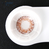 Haipurecon Freshlook 3 tone brown 14.5mm contact lens with power