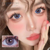 Haipurecon Glitter contact lens Bollycon purple 14.0 mm with power